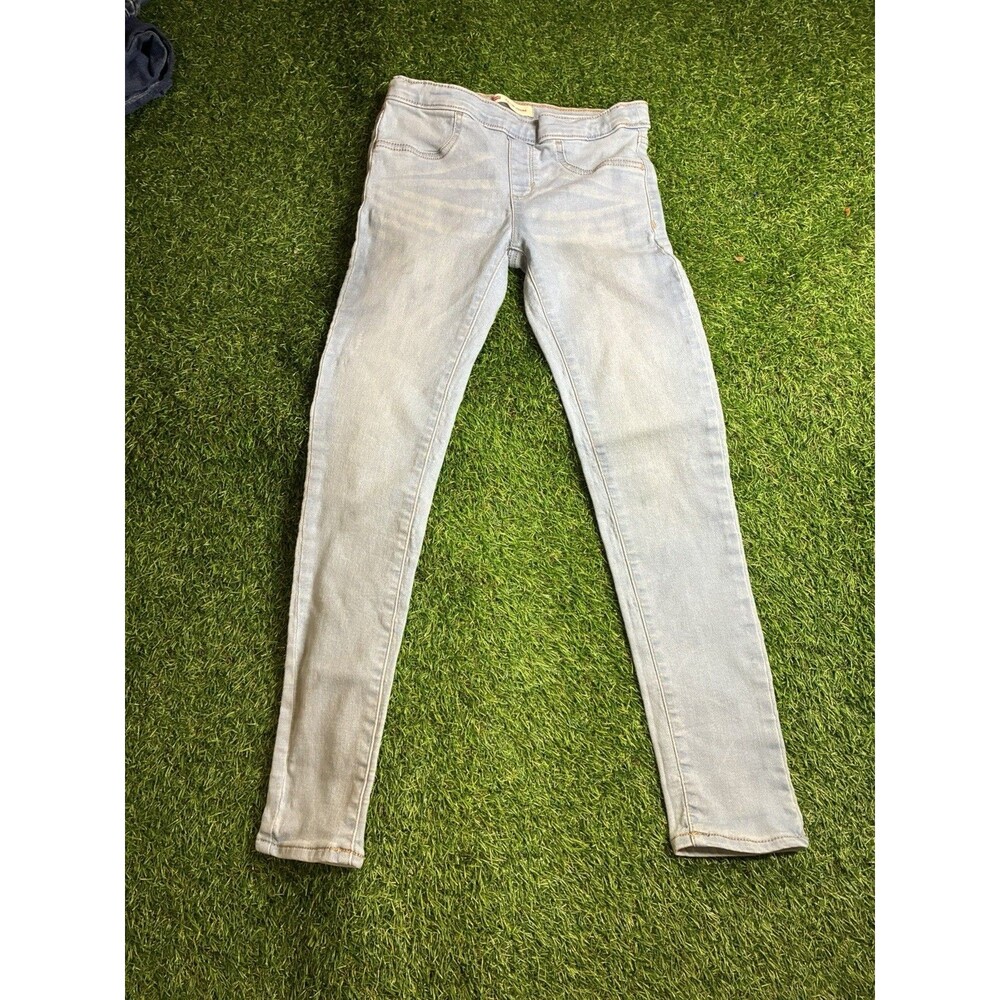 Levi’s Pull-On Jeggings Girls Size 12 Regular Light Wash Stretch Skinny Jeans